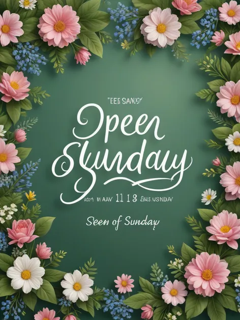 open on sunday