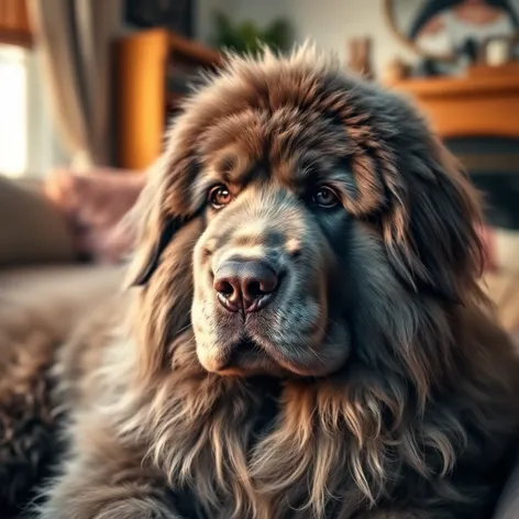 gray newfoundland dog