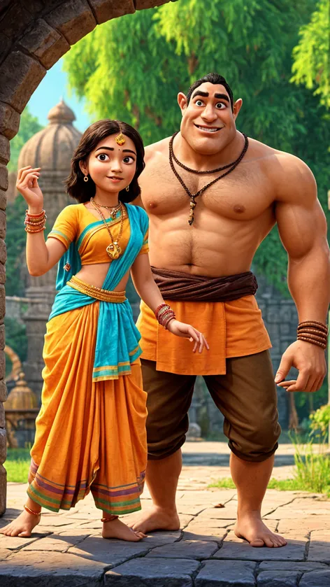 Chutki and Raju hid