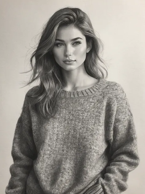 sweater drawing