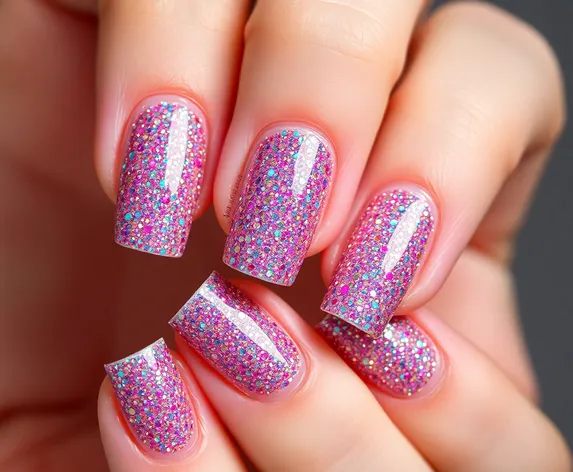 glitter french nail designs