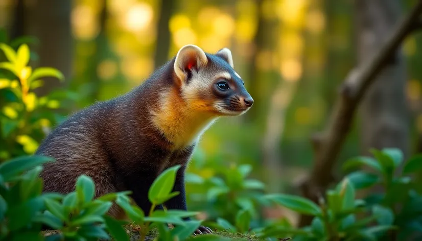 yellow throated marten