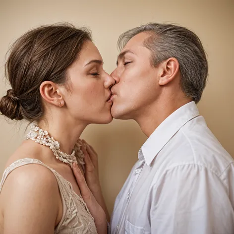 two people kissing each