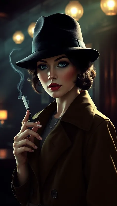 1920s detective female