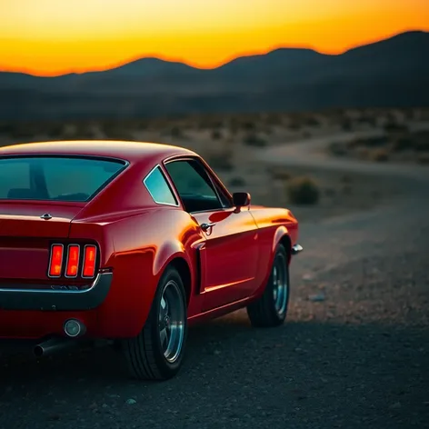 red mustang