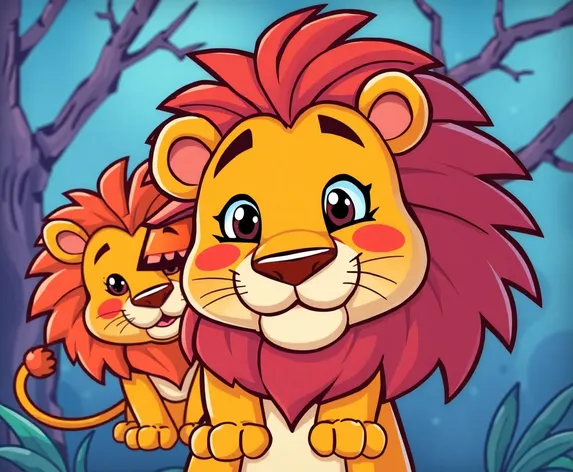 lion images cartoon