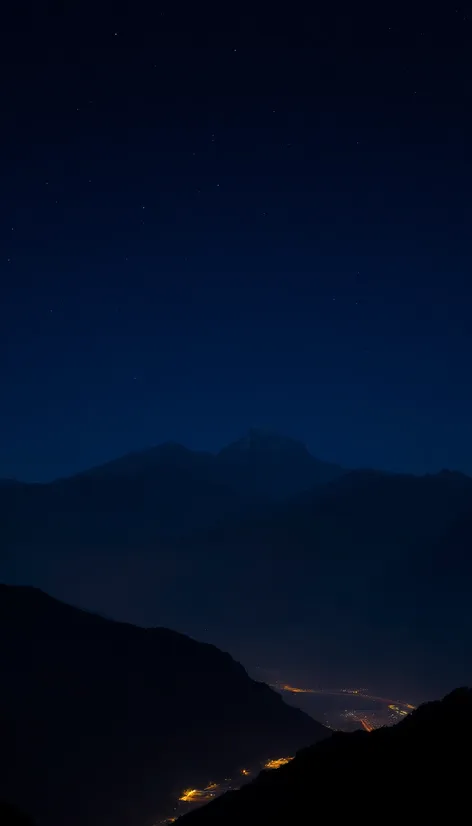 nepal background night mountains