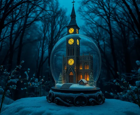 gothic snow globe