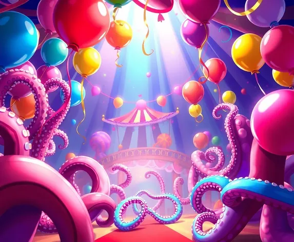 anime circus background