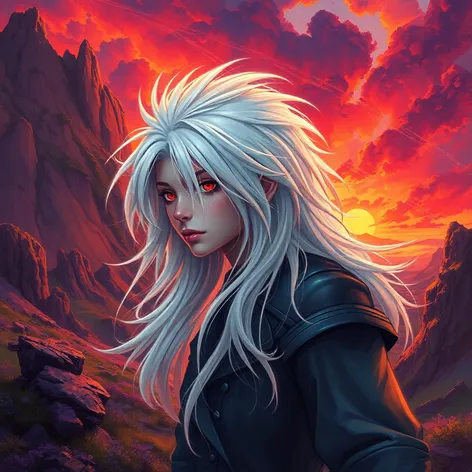 rogue white hair