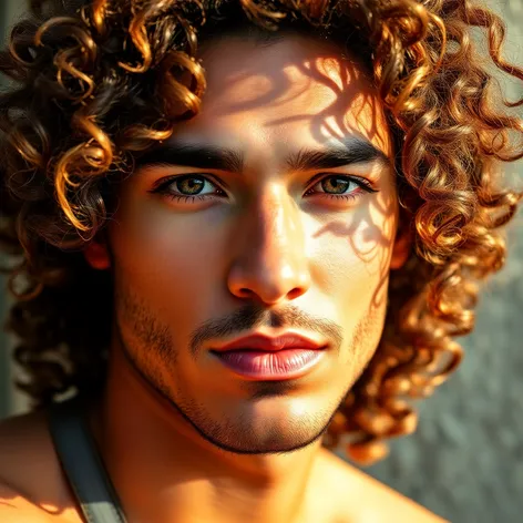 long curly male hairstyles