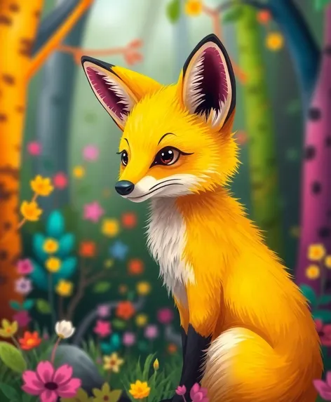 yellow fox