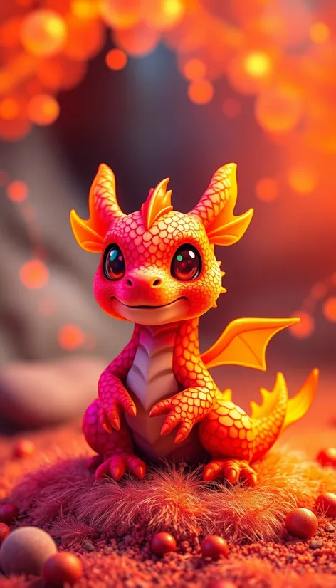 cute fire dragon