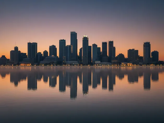 detroit skyline