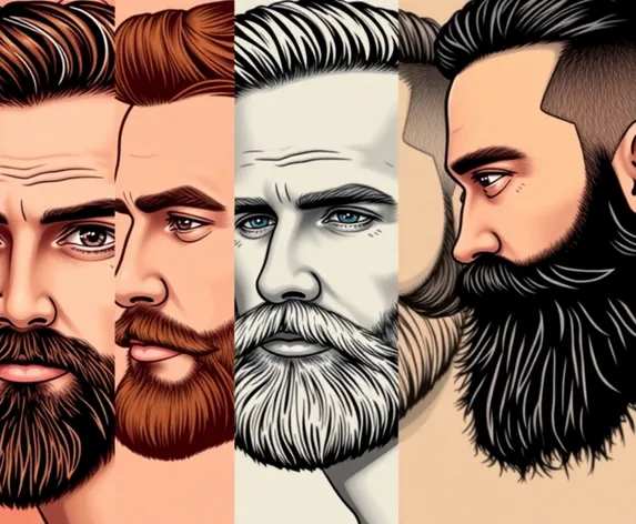 men's beard and hairstyles