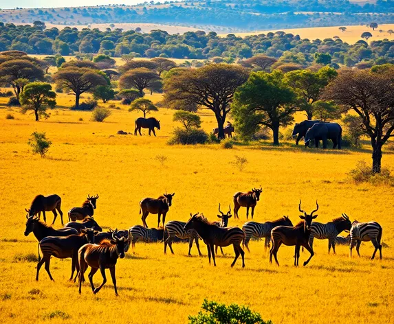 animals in groups africa