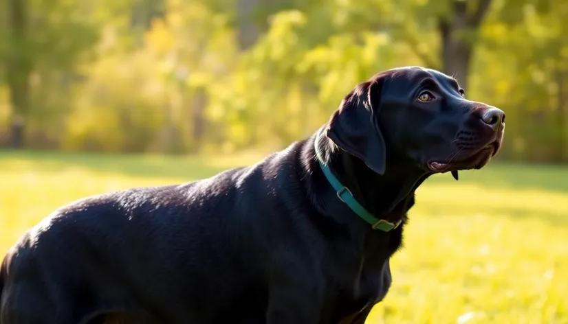 black labrador pointer mix