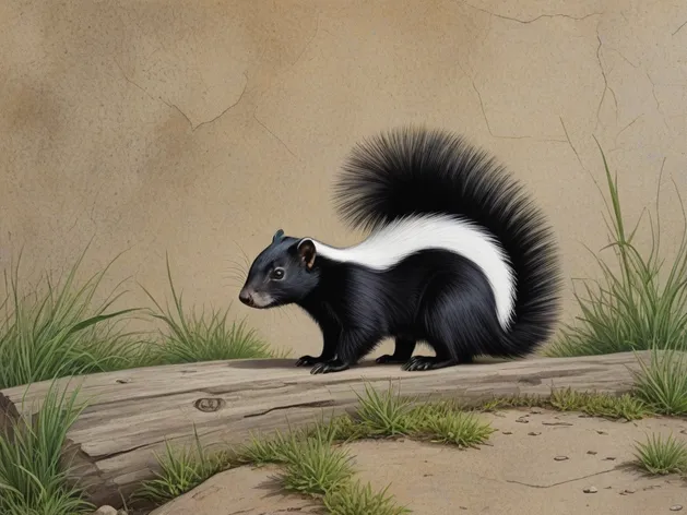 skunk drawing