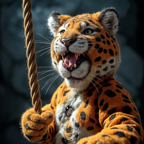 cougar mascot costume rope