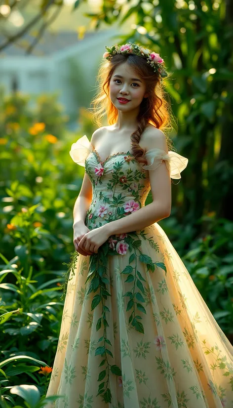 one with nature dress