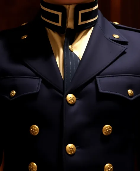 navy blue uniform