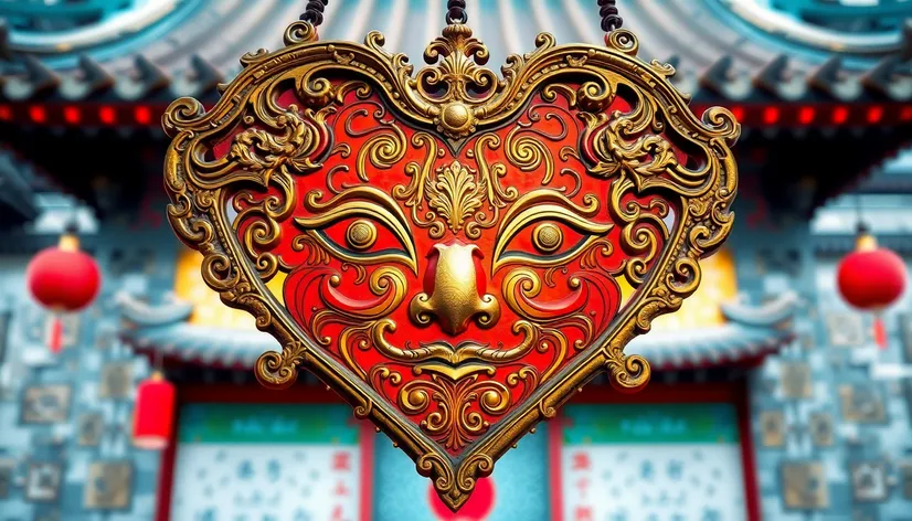 chinese heart face shape