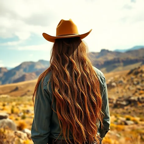 cowboy long hair