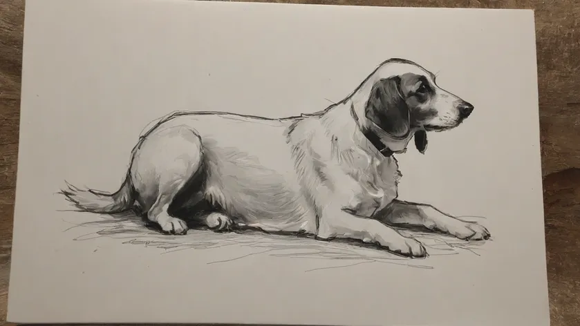 dog sketch