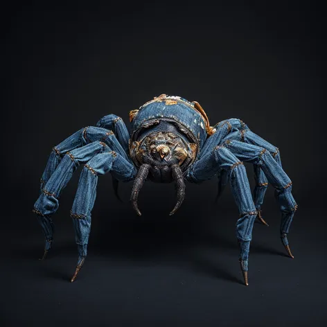 Spider made of trash,