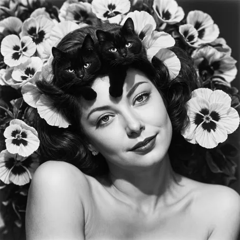 ava gardner pansies in