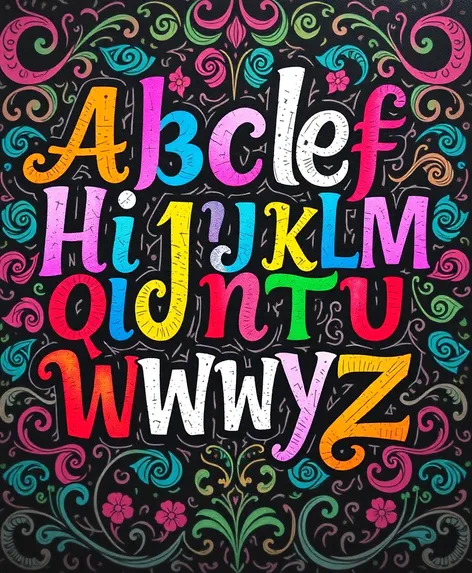 tracing alphabet letters