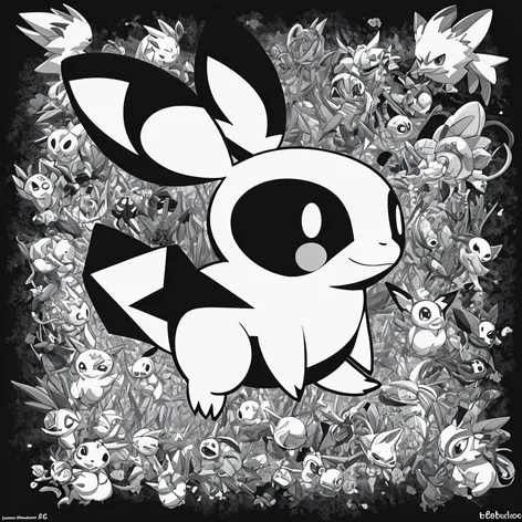 black and white pokemon