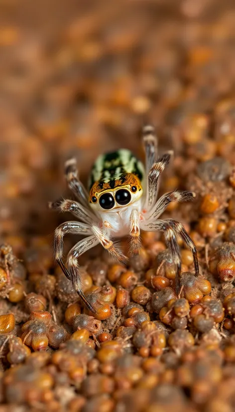 cute jumping spiders