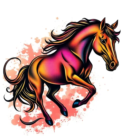 equine tattoo designs