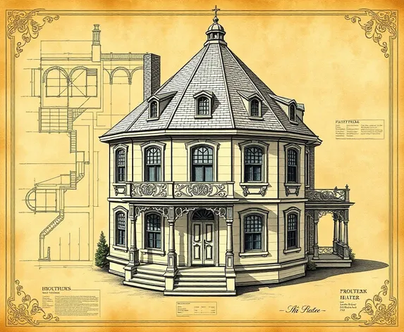 octagon house blueprints