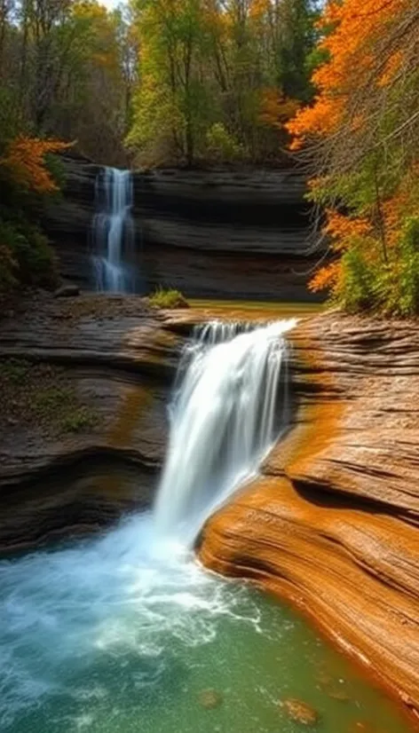 waterfalls near grand rivers