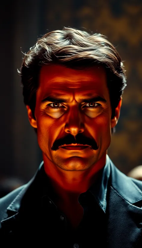 tom cruise with mustache