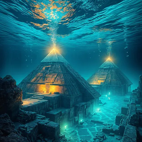 underwater pyramids