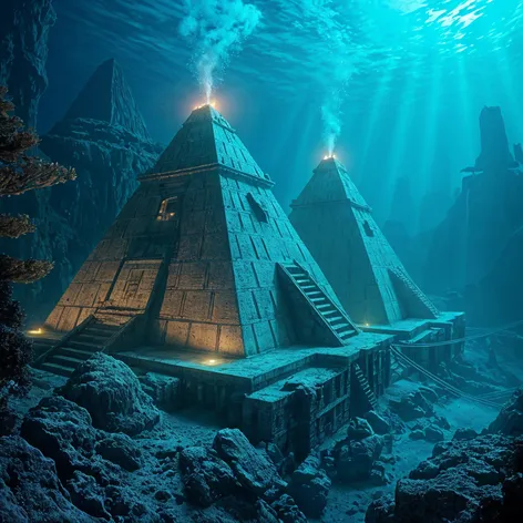 underwater pyramids