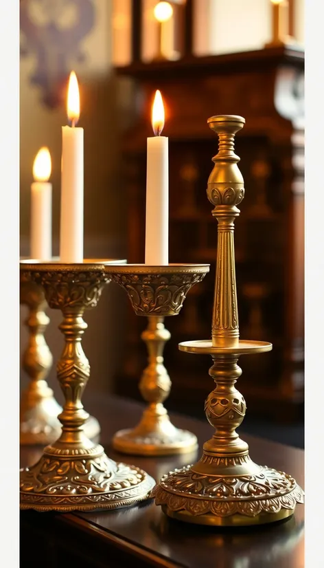 jewish religious candle holders