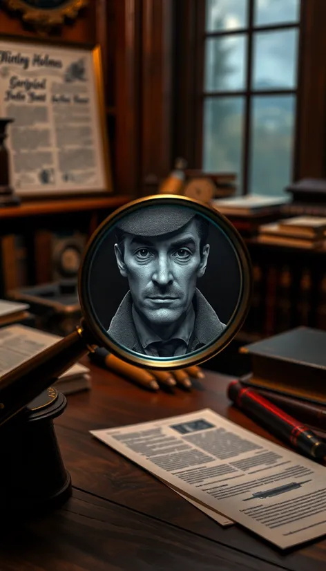 sherlock holmes magnyfying glass