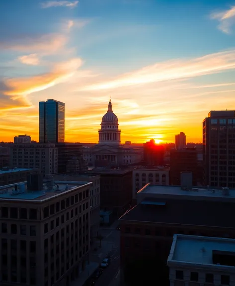 madison wi sunset