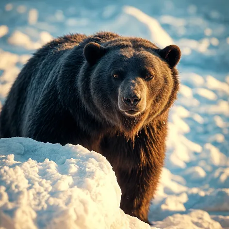 black polar bear