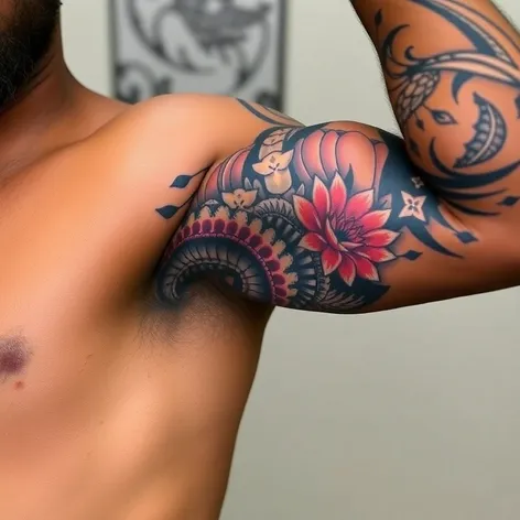 bicep tattoos for men