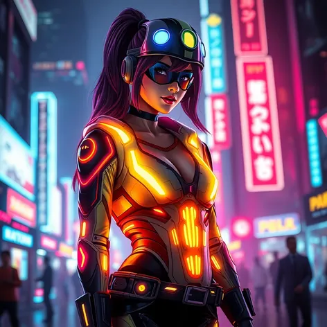 futuristic woman costume