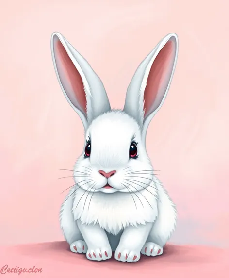 bunny drawing cute