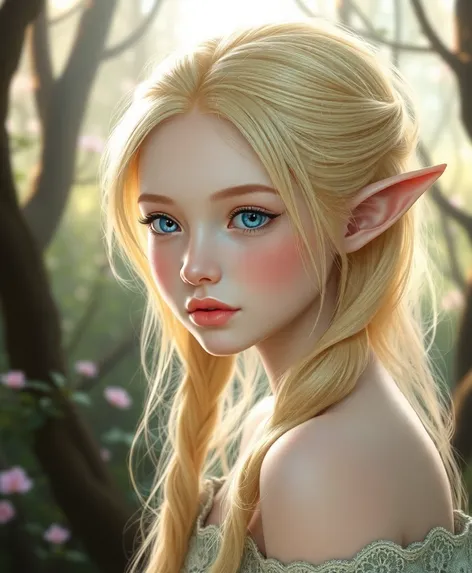 blonde hair elf