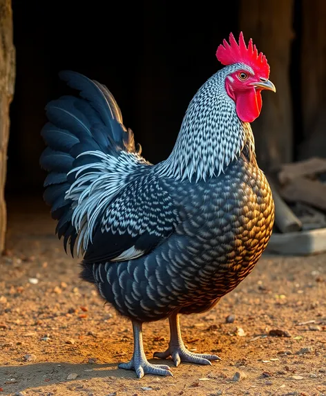 plymouth barred rock chicken