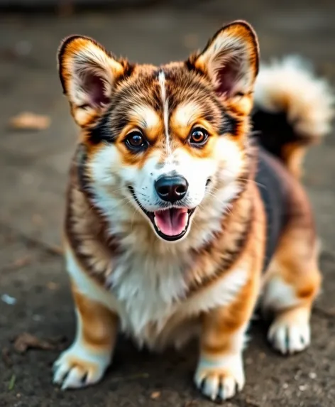 siberian husky mixed with