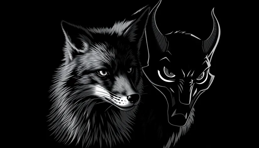 fox devil black and